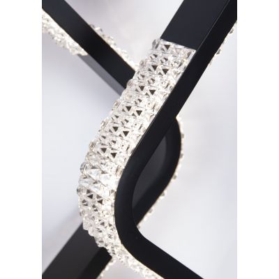 Kaja Hild lampa wisząca 3x54W LED czarna K-8160