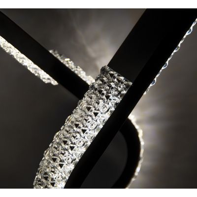 Kaja Hild lampa wisząca 3x54W LED czarna K-8160