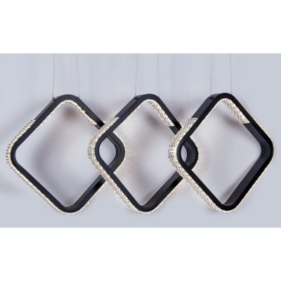 Kaja Hild lampa wisząca 3x54W LED czarna K-8160