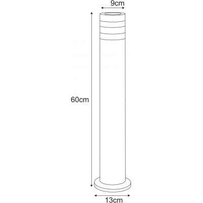 Kaja Solin lampa stojąca zewnętrzna 1x20 W czarna K-8206