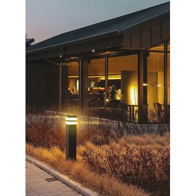 Kaja Tamiza lampa stojąca zewnętrzna 1x20 W czarna K-8208