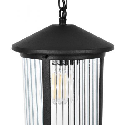 Kaja Miami lampa wisząca 1x60 W czarna K-8221