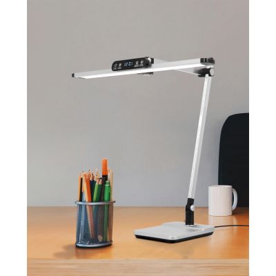 Kaja Ares lampa biurkowa 1x12 W srebrna K-BL1321SREBRNY