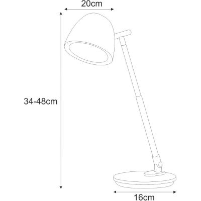 Kaja Lolek lampa biurkowa 1x7 W czarna K-BL1528CZARNY