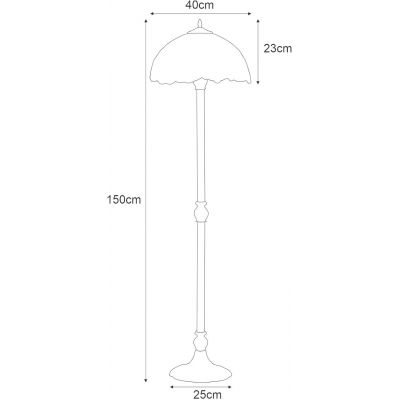 Kaja Sunflower lampa stojąca 2x20 W multikolor K-F16814