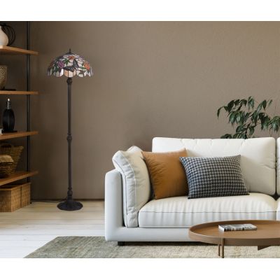 Kaja Rose lampa stojąca 2x20 W multikolor K-F16835