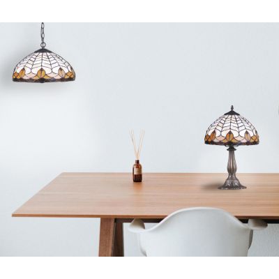 Kaja Sargan lampa stołowa 1x60W wielokolorowa K-G121551