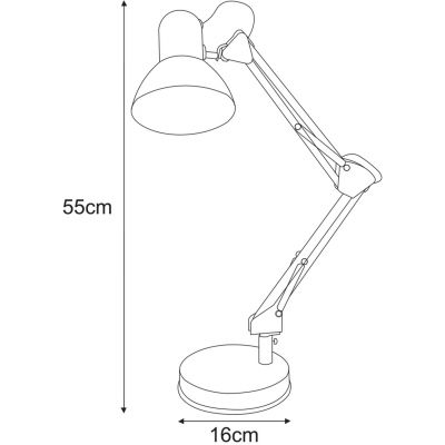 Cosmo lampa biurkowa 1x60 W miętowa K-MT-COSMOMIĘTOWY