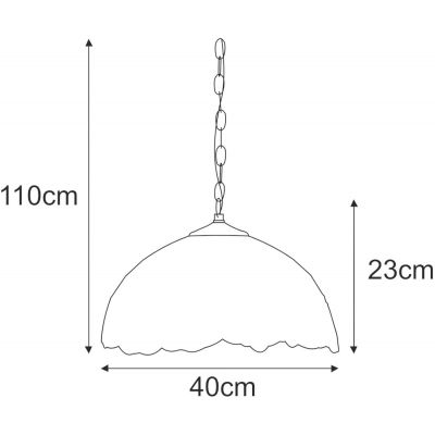 Kaja Butterfly lampa wisząca 1x20 W multikolor K-P161386