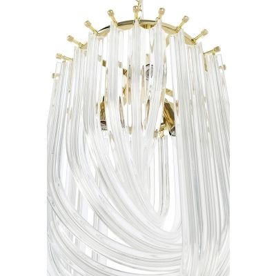 King Home Murano L lampa wisząca 3x40W złoty/przezroczysty JD9607-L.GOLD