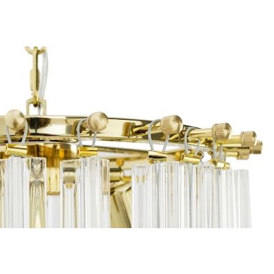 King Home Murano S lampa wisząca 1x40W złoty/przezroczysty JD9607-S.GOLD