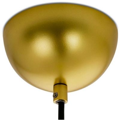 King Home Globo 25 lampa wisząca 1x40W złoty mat/szkło przydymione MD10160-1-250