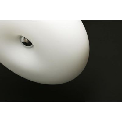 Lampex Opal lampa wisząca 3x40W mleczny/chrom 172/W48
