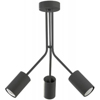 Lampex Mateo 3 lampa wisząca 3x40W czarna 528/3CZA