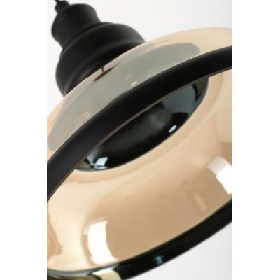 Lampex Primo lampa wisząca 1x60W bursztyn/czarny 769/1