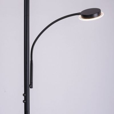 Leuchten Direkt Hans lampa stojąca 1x22W+1x4W czarna 11709-18
