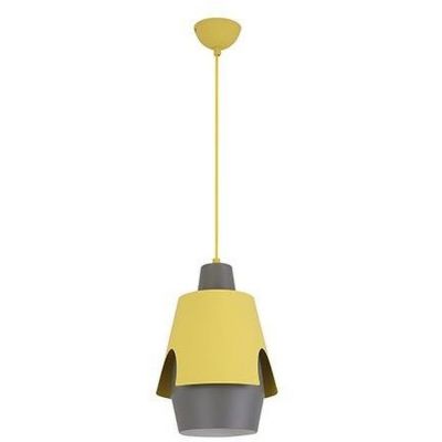 Ledea Falun lampa wisząca 1x40W żółta/szara 50101149
