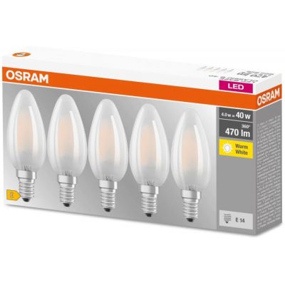 Osram LED Lamps żarówki LED Multipack 5x4 W 2700 K E14