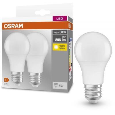 Osram LED Lamps żarówki LED Multipack 2x8,5 W 2700 K E27