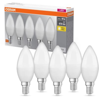 Osram LED Lamps żarówki LED Multipack 5x4,9 W 2700 K E14