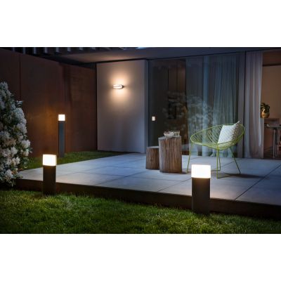 Ledvance Endura Style Ellipse lampa stojąca zewnętrzna 1x12,5W LED ciemny szary/biały