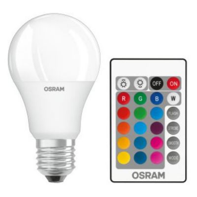 Osram Retrofit RGBW żarówka LED 1x9 W 2700 K E27