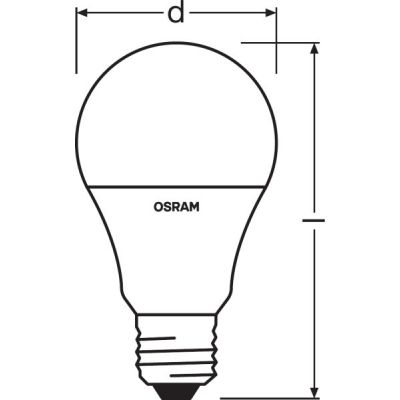 Osram Retrofit RGBW żarówka LED 1x9 W 2700 K E27