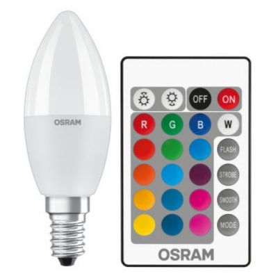 Osram Retrofit RGBW żarówka LED 1x5,5 W 2700 K E14