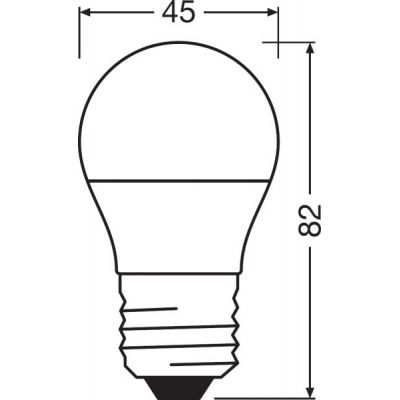 Osram LED Star Classic P żarówka LED 1x5,5 W 2700 K E27