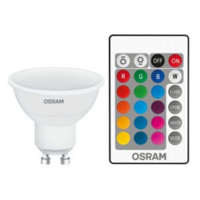 Osram Retrofit RGBW żarówka LED 1x4,5 W 2700 K GU10