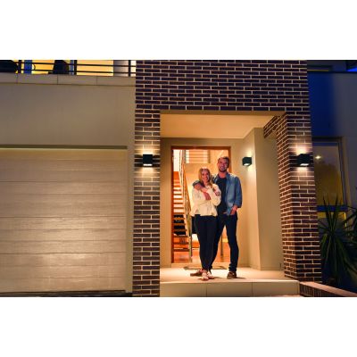 Ledvance Smart+ WiFi Outdoor Brick kinkiet zewnętrzny 1x14W LED RGB ciemny szary