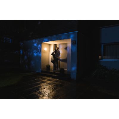 Ledvance Smart+ WiFi Outdoor Round Camera kinkiet zewnętrzny 1x15W LED z kamerą ciemny szary/biały