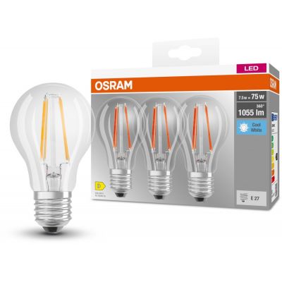 Osram LED Lamps żarówki LED Multipack 3x7,5 W 4000 K E27