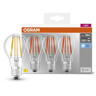 Osram LED Lamps żarówki LED Multipack 3x11 W 4000 K E27
