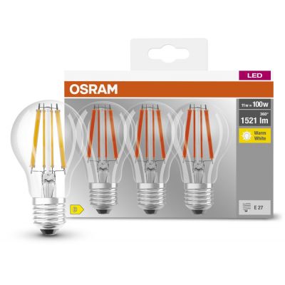 Osram LED Lamps żarówki LED Multipack 3x11 W 2700 K E27