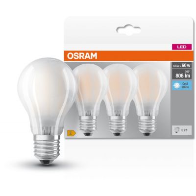 Osram LED Lamps żarówki LED Multipack 3x6,5 W 4000 K E27