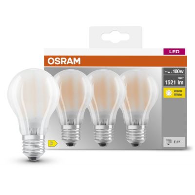 Osram LED Lamps żarówki LED Multipack 3x11 W 2700 K E27