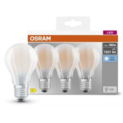 Osram LED Lamps żarówki LED Multipack 3x11 W 4000 K E27