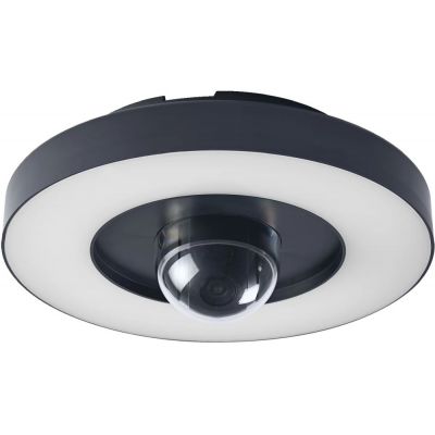 Ledvance Smart+ Camera Circle Cam Control kinkiet zewnętrzny 1x72W LED z kamerą ciemny szary