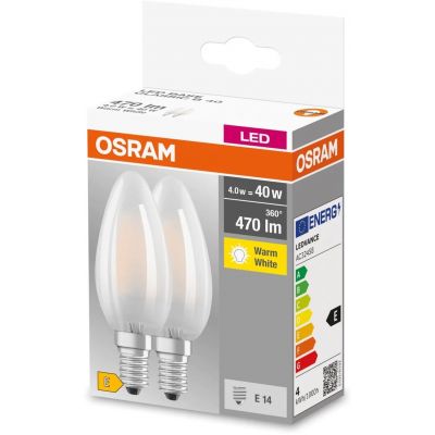 Osram LED Lamps żarówki LED Multipack 2x4 W 2700 K E14