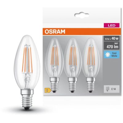 Osram LED Lamps żarówki LED Multipack 3x4 W 4000 K E14