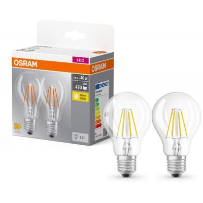 Osram LED Lamps żarówki LED Multipack 2x4 W 2700 K E27