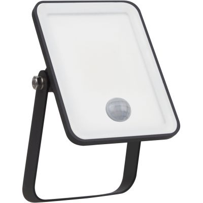 Ledvance Essential naświetlacz 1x50W LED z czujnikiem ruchu czarny/biały