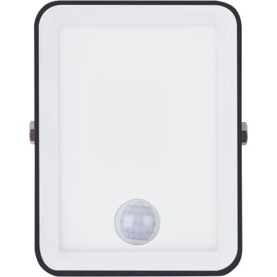 Ledvance Essential naświetlacz 1x30W LED z czujnikiem ruchu czarny/biały