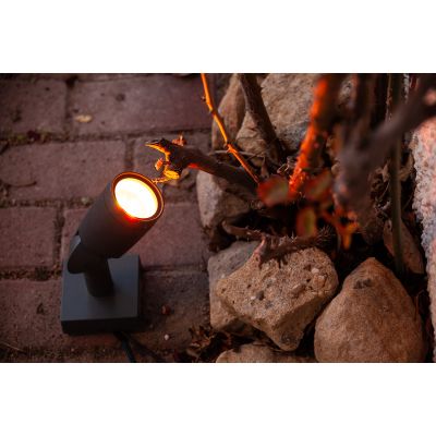 Ledvance Smart+ WiFi Garden Spot lampa gruntowa 1x4W LED RGBW przedłużenie ciemny szary