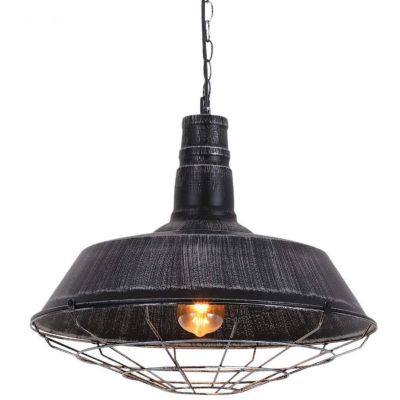 Lumina Deco Arigio D45 lampa wisząca 1x40W stare srebro LDP6862-450O.SL