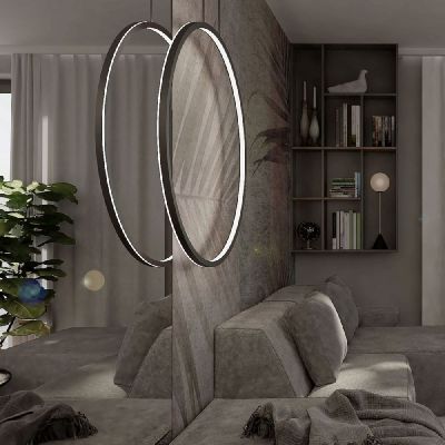 Light Prestige Mirror lampa wisząca 1x35 W czarna LP-999/1P S BK CCT