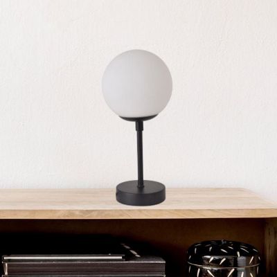 Light Prestige Dorado lampa stołowa 1x40 W biała-czarna LP-002/1TSBK
