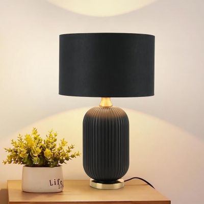 Light Prestige Tamiza lampa stołowa 1x40W czarna/złota LP-1515/1TBIG
