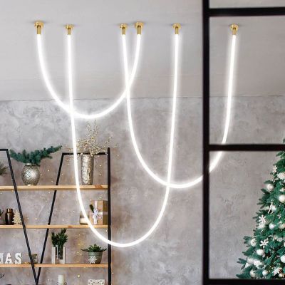 Light Prestige Rope lampa wisząca 1x50W LED biała/złota LP-642/2M